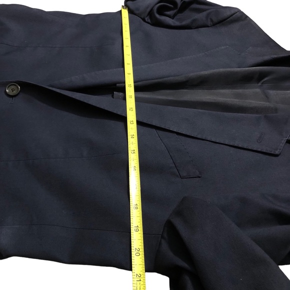 j crew ludlow 40r slim blazer jacket dark blue wool duca visconti di modrone - Picture 9 of 11